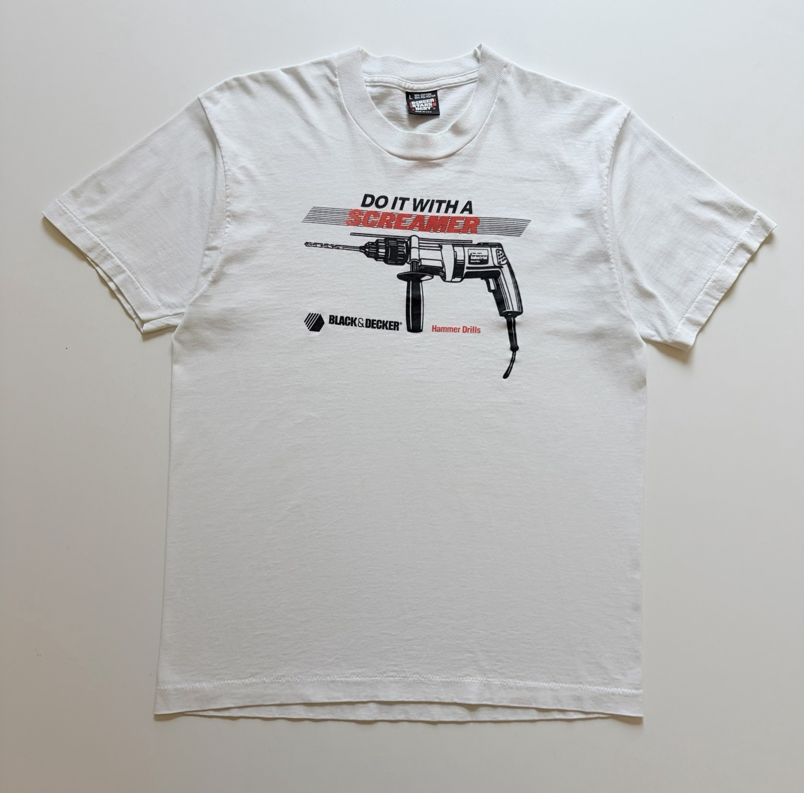 90s Black and Decker Hammer Drill tee