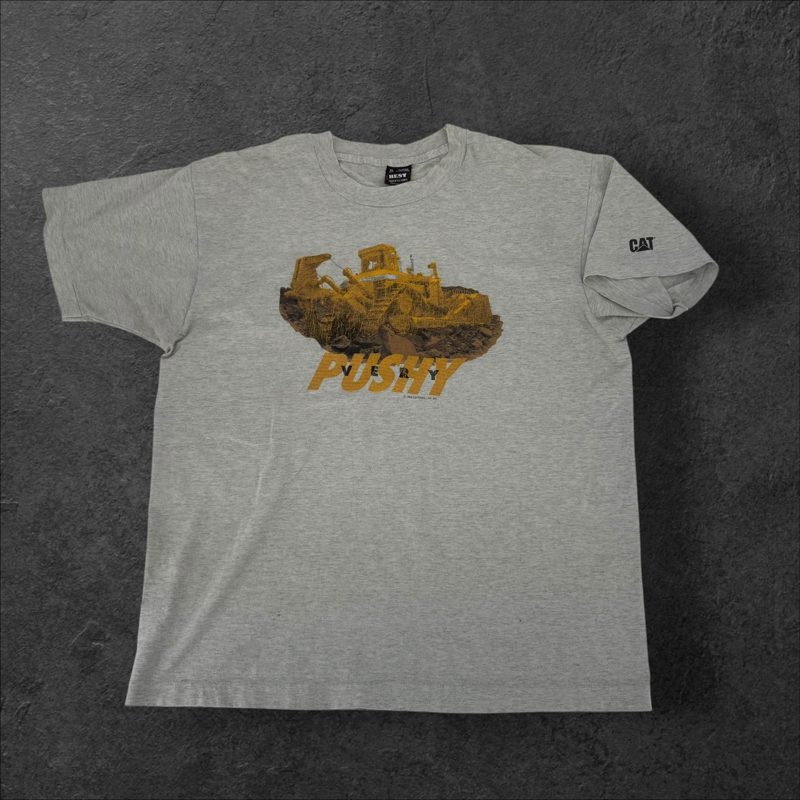 1993 CAT Pushy bulldozer tee