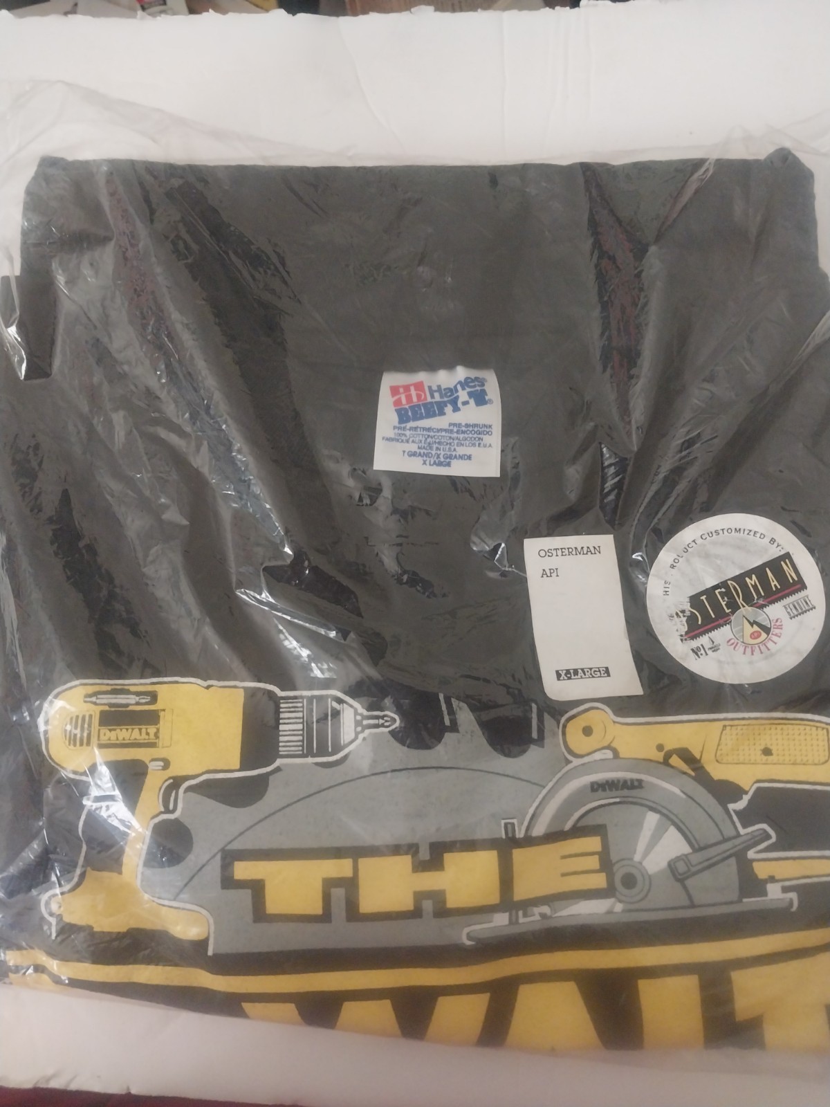 DeWalt Challenge Take It tee sealed in bag