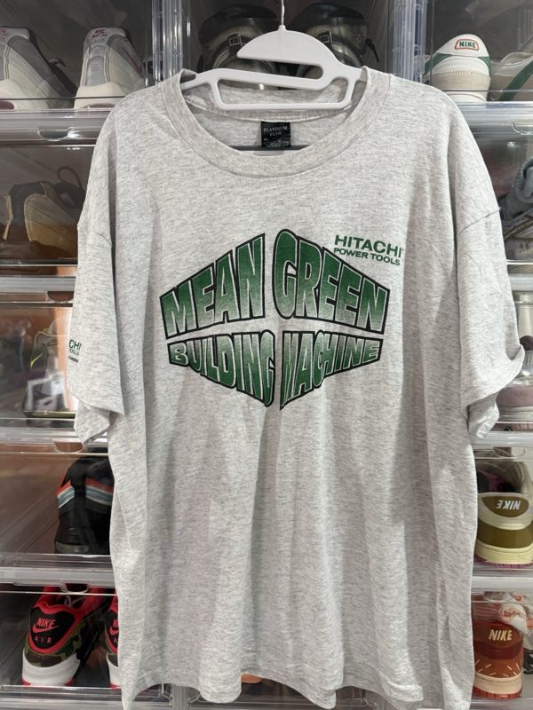 90s Hitachi Mean Green Building Machine tee